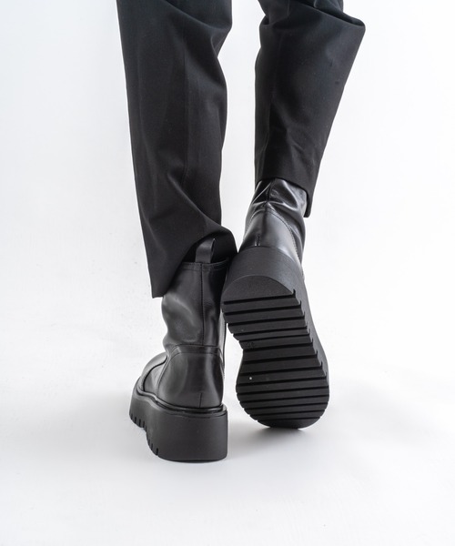 CORSO ROMA,9(コルソローマ)の「【CORSO ROMA,9】ショートブーツ ショート丈(ブーツ・レディース・ブラック・36/37/38/39)」の11枚目の写真