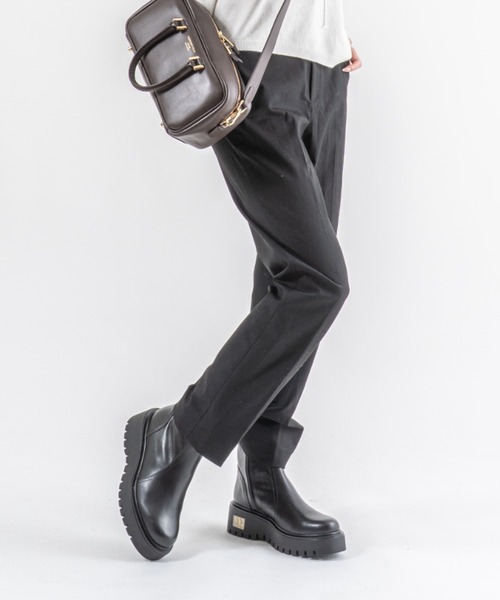 CORSO ROMA,9(コルソローマ)の「【CORSO ROMA,9】ショートブーツ ショート丈(ブーツ・レディース・ブラック・36/37/38/39)」の12枚目の写真