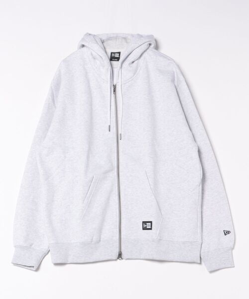 NEW ERA(ニューエラ)の「NEW ERA/ニューエラ 裏起毛 オーバーサイズド スウェット フルジップフーディー パーカー 14682667/14682668(パーカー・メンズ・ブラック/グレー・L/2XL/XL/M)」の11枚目の写真