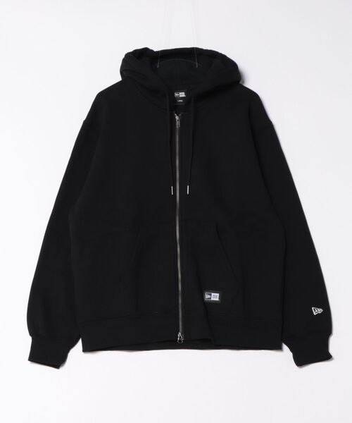 NEW ERA(ニューエラ)の「NEW ERA/ニューエラ 裏起毛 オーバーサイズド スウェット フルジップフーディー パーカー 14682667/14682668(パーカー・メンズ・ブラック/グレー・L/2XL/XL/M)」の10枚目の写真
