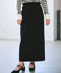 STRATA（エストラータ）の「ナローベルトポケットデザインスカート 【低身長・小柄女性】（スカート）」