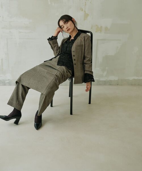 STRATA(エストラータ)の「ナローベルトポケットデザインスカート 【低身長・小柄女性】(スカート・レディース・ベージュ/ネイビー/ブラウン・XS/S)」の7枚目の写真