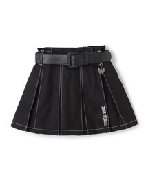 ANNA SUI mini（アナスイ・ミニ）の「ベルトつきツイルスカート+1分丈スパッツ（スカート・キッズ）」