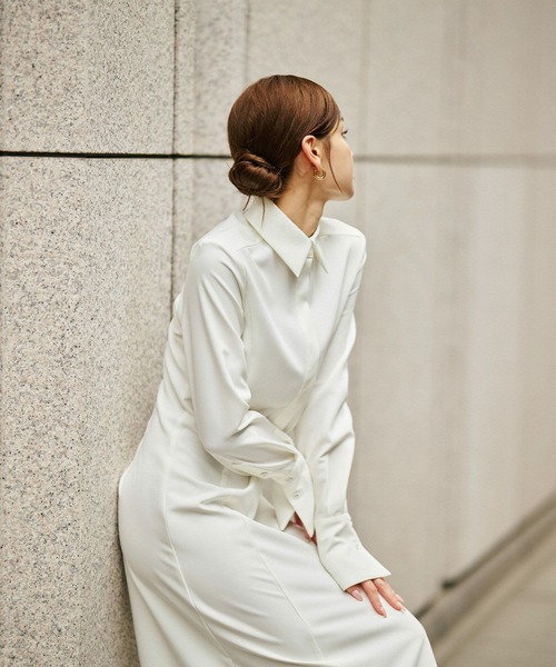 セール】フィット シャツ ドレス KINO THE KEI（ワンピース）｜KINO