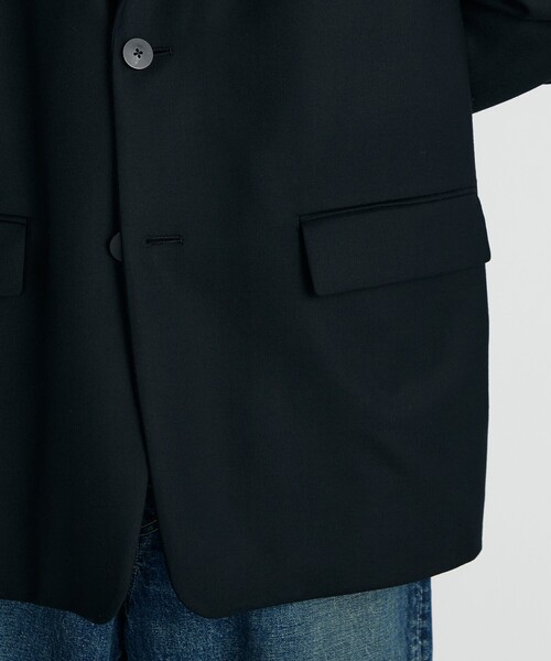 EDITION（エディション）の「Super160's ウールギャバジャコット（テーラードジャケット・メンズ・ブラック・S/M）」の3枚目の写真