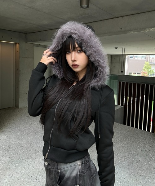 KsG（ケーエスジー）の「オーバーダメージグレーパーカー（パーカー