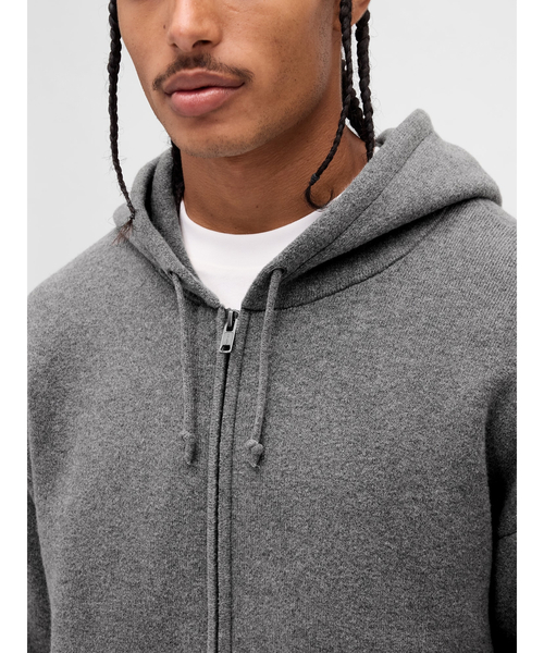 GAP（ギャップ）の「ヘビーウェイト CashSoft カシミヤタッチ ジップ