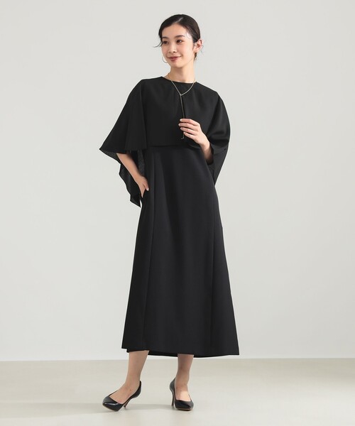 セール】【1/9再値下げ】2WAY ケープドレス（ワンピース）｜Demi-Luxe