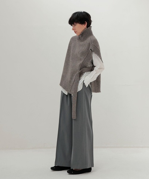 DRESSLAVE(ドレスレイブ)の「shine w/pe damage vest(シャイニーダメージベスト)(ベスト・レディース・ブラウン/ホワイト・38)」の7枚目の写真