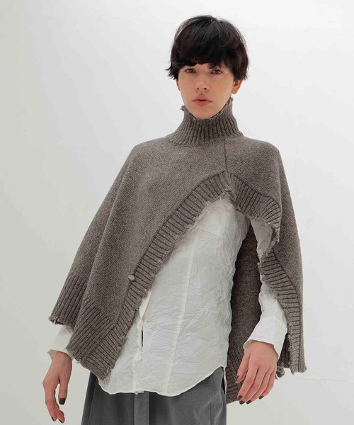 DRESSLAVE(ドレスレイブ)の「shine w/pe damage vest(シャイニーダメージベスト)(ベスト・レディース・ブラウン/ホワイト・38)」の14枚目の写真