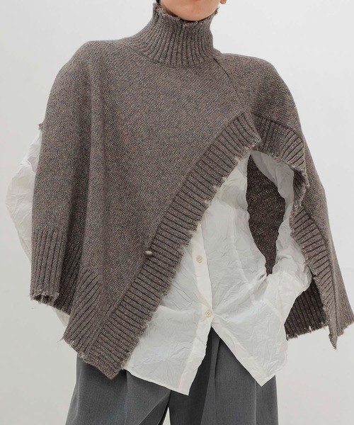 DRESSLAVE(ドレスレイブ)の「shine w/pe damage vest(シャイニーダメージベスト)(ベスト・レディース・ブラウン/ホワイト・38)」の17枚目の写真