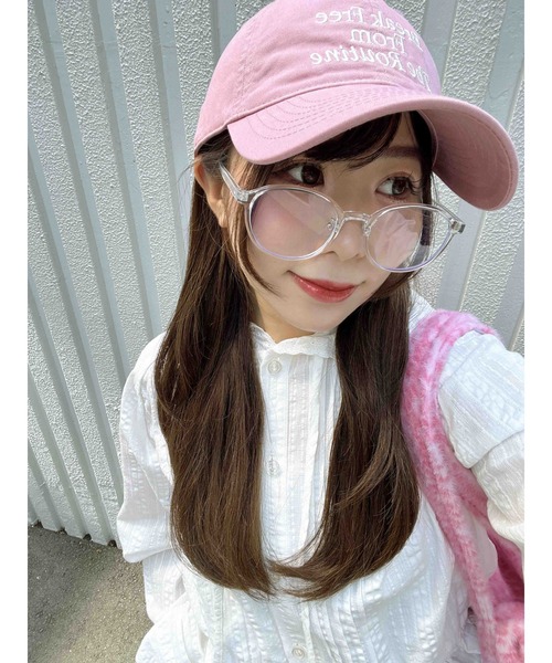 WC（ダブル シー）の「メッセージレタリングキャップ（キャップ・レディース・ブラック/ブラウン/ピンク・FREE）」の11枚目の写真