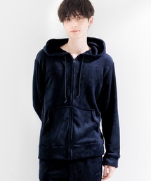 Dita（ディータ）の「マイクロファイバージップパーカー×パンツセット（ルームウェア/パジャマ）」