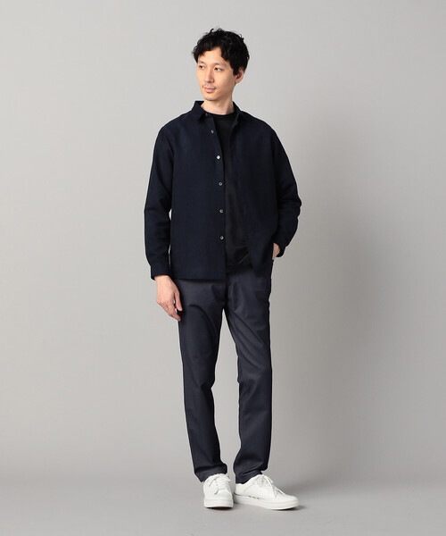 COMME CA MEN(コムサメン)の「ビーガンスエード レギュラーカラーシャツ(シャツ/ブラウス・メンズ・ライトグレー/ネイビー/ベージュ・XL/M/S/L)」の21枚目の写真