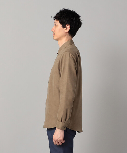 COMME CA MEN(コムサメン)の「ビーガンスエード レギュラーカラーシャツ(シャツ/ブラウス・メンズ・ライトグレー/ネイビー/ベージュ・XL/M/S/L)」の17枚目の写真