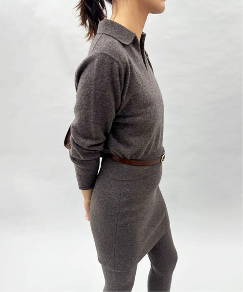 EDIT. FOR LULU（エディットフォールル）の「カシミヤスキッパートップ（ニット/セーター・レディース・サックスブルー/ブラウン/ホワイト・FREE）」の11枚目の写真