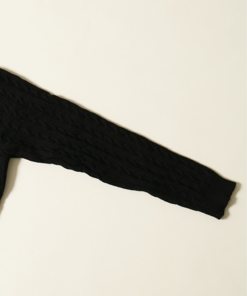 PHILLY（フィリー）の「コンパクトケーブルニットパーカー（パーカー・レディース・ホワイト/ブラック・FREE）」の16枚目の写真