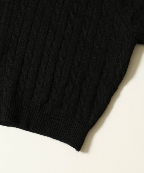 PHILLY（フィリー）の「コンパクトケーブルニットパーカー（パーカー・レディース・ホワイト/ブラック・FREE）」の17枚目の写真
