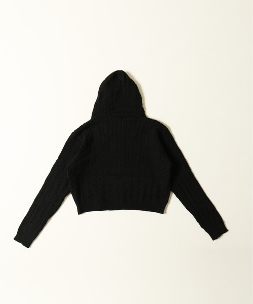 PHILLY（フィリー）の「コンパクトケーブルニットパーカー（パーカー・レディース・ホワイト/ブラック・FREE）」の18枚目の写真