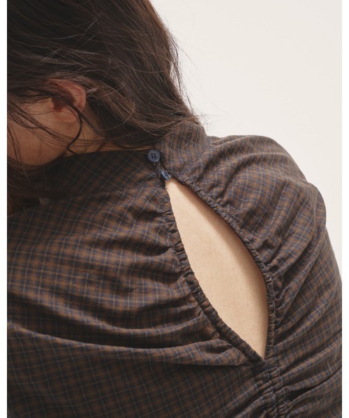 TODAYFUL（トゥデイフル）の「Checkgather Compact Blouse（シャツ
