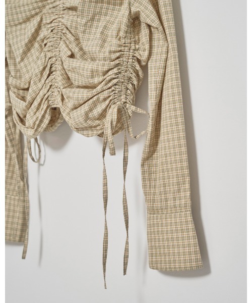 todayful／ Checkgather Compact Blouse セール】Checkgather Compact Blouse（シャツ/ブラウス）｜TODAYFUL