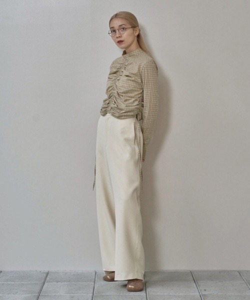 TODAYFUL（トゥデイフル）の「Checkgather Compact Blouse（シャツ