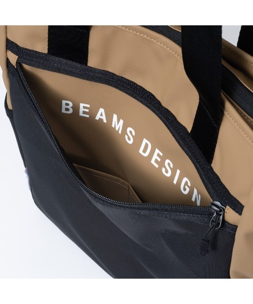 BEAMS DESIGN(ビームス デザイン)の「BEAMSDESIGN(ビームスデザイン)エラスティックメッシュ トートバッグ(トートバッグ・メンズ・ブラック/サンドベージュ/ネイビー・FREE)」の13枚目の写真