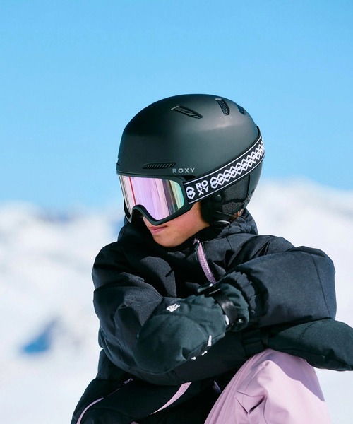 ROXY(ロキシー)の「SNOWYHILL PUFFY GIRL/ロキシーキッズスキースノーボードウェア(ジャケット)(マウンテンパーカー・キッズ・ブラック/ライラック・130/140/150)」の7枚目の写真
