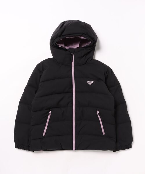 ROXY(ロキシー)の「SNOWYHILL PUFFY GIRL/ロキシーキッズスキースノーボードウェア(ジャケット)(マウンテンパーカー・キッズ・ブラック/ライラック・130/140/150)」の6枚目の写真