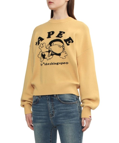 BABY LISA BIRDSEYE SWEATER（ニット/セーター）｜A BATHING APE（ア