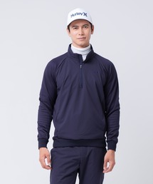 Hurley （ハーレー）の「【Hurley:ハーレー】ファントムハイブリッドハーフジップジャケット　ゴルフ　PHNTM HYBRID HALF ZIP JACKET（その他アウター）」