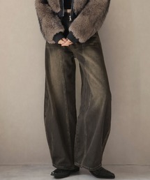 Ulysses（ユリシス）の「カーブワイドデニムパンツ（デニムパンツ）」