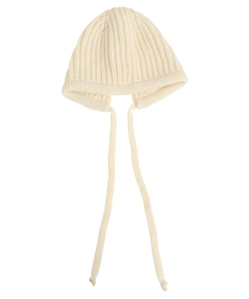 Ungrid（アングリッド）の「イヤーフラップニット帽（ニットキャップ/ビーニー・レディース・アイボリー/ヘザーグレー/チャコールグレー・FREE）」の10枚目の写真