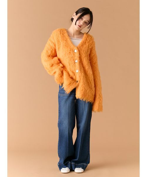 ストレートフレアデニムパンツ（デニムパンツ）｜LILY BROWN（リリー