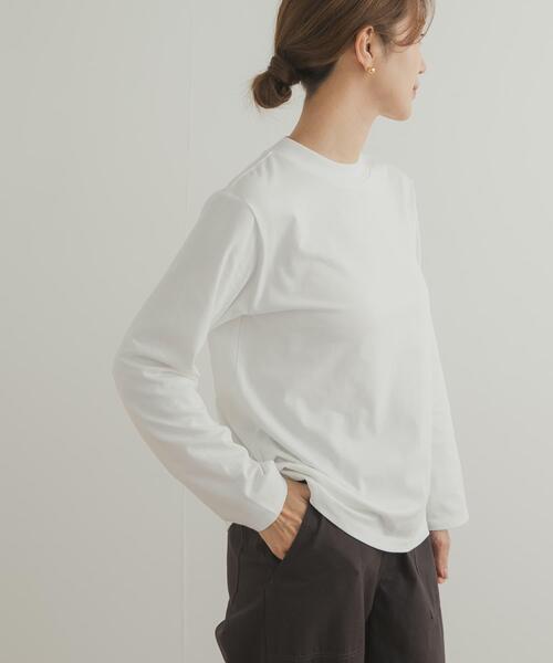 URBAN RESEARCH DOORS(アーバンリサーチドアーズ)の「Grow Organic ハイネックロングスリーブTシャツ(Tシャツ/カットソー・レディース・ブラウン/オフホワイト・MEDIUM)」の16枚目の写真