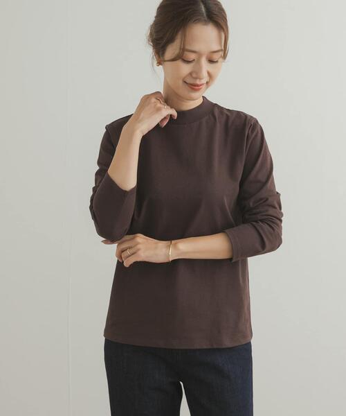 Grow Organic ハイネックロングスリーブTシャツ（Tシャツ/カットソー