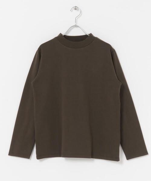 URBAN RESEARCH DOORS(アーバンリサーチドアーズ)の「Grow Organic ハイネックロングスリーブTシャツ(Tシャツ/カットソー・レディース・ブラウン/オフホワイト・MEDIUM)」の6枚目の写真