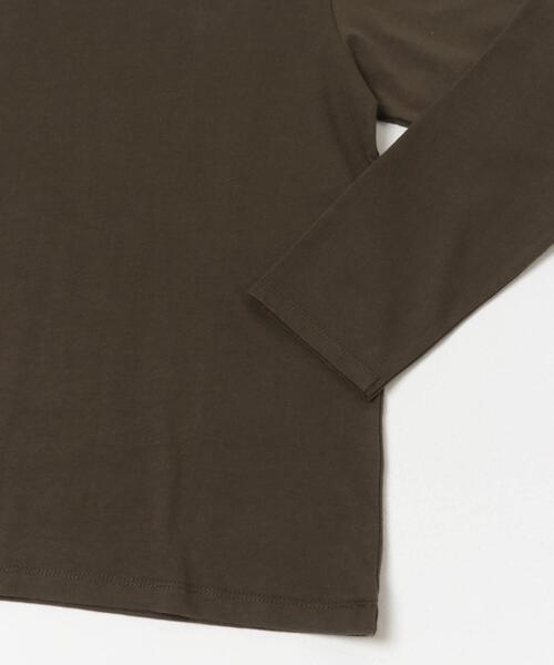 URBAN RESEARCH DOORS(アーバンリサーチドアーズ)の「Grow Organic ハイネックロングスリーブTシャツ(Tシャツ/カットソー・レディース・ブラウン/オフホワイト・MEDIUM)」の8枚目の写真