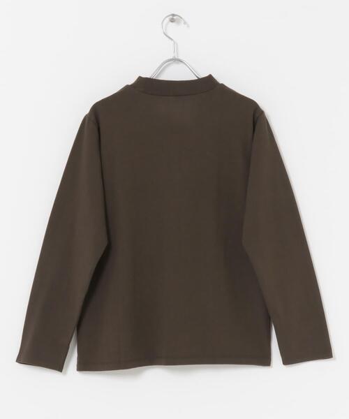 URBAN RESEARCH DOORS(アーバンリサーチドアーズ)の「Grow Organic ハイネックロングスリーブTシャツ(Tシャツ/カットソー・レディース・ブラウン/オフホワイト・MEDIUM)」の9枚目の写真