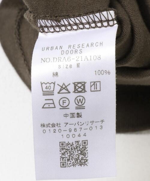 URBAN RESEARCH DOORS(アーバンリサーチドアーズ)の「Grow Organic ハイネックロングスリーブTシャツ(Tシャツ/カットソー・レディース・ブラウン/オフホワイト・MEDIUM)」の11枚目の写真