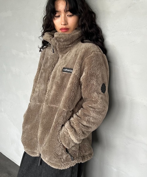 ＋phenix/プラスフェニックス] 別注 ボアフリース ジャケット【追加