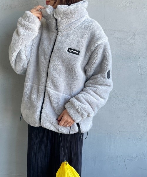 ＋phenix/プラスフェニックス] 別注 ボアフリース ジャケット【追加