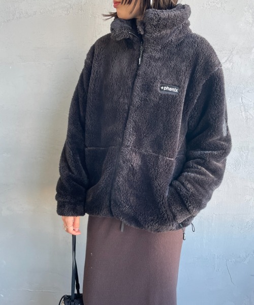 ＋phenix/プラスフェニックス] 別注 ボアフリース ジャケット【追加