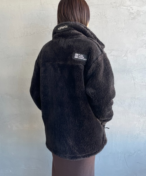 ＋phenix/プラスフェニックス] 別注 ボアフリース ジャケット【追加