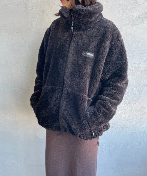 ＋phenix/プラスフェニックス] 別注 ボアフリース ジャケット【追加