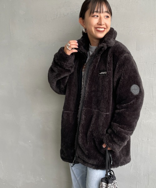 ＋phenix/プラスフェニックス] 別注 ボアフリース ジャケット【追加
