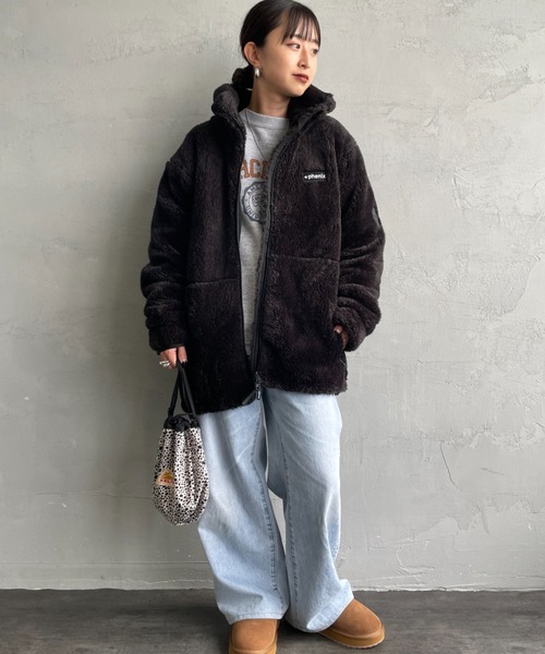 ＋phenix/プラスフェニックス] 別注 ボアフリース ジャケット【追加