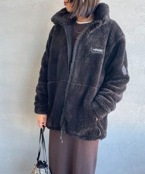 ＋phenix/プラスフェニックス] 別注 ボアフリース ジャケット【追加