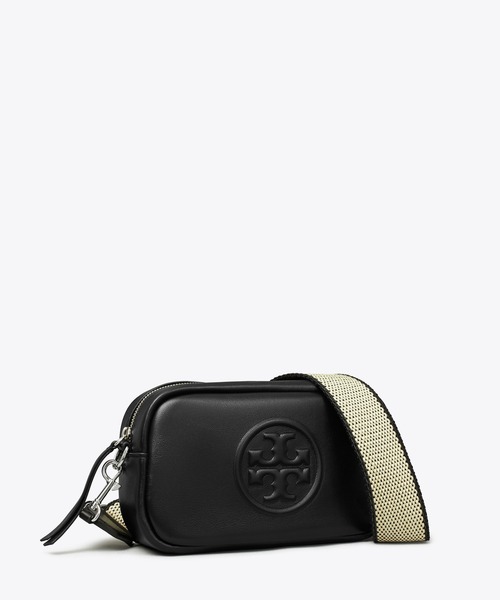 TORY BURCH ショルダーバッグ　黒　クロスボディ ミラー ソフト ミニ クロスボディバッグ（ショルダーバッグ）｜TORY