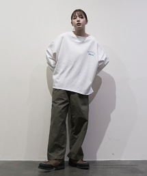 vent blanc（ヴァンブラン）の「vent blanc  ヴァンブラン ジャージファブリック 刺繍デザイン　プルオーバー（スウェット）」